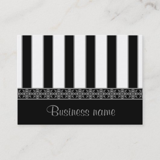 Zwart-wit Visitekaartje (Voorkant)