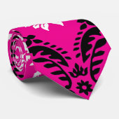 zwart-wit  vocht stropdas (Opgerold)