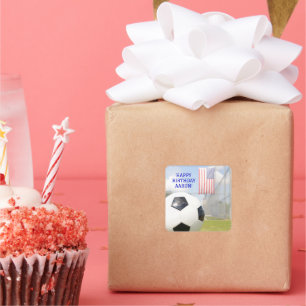 Zwart-wit voetbal sport Plein Sticker