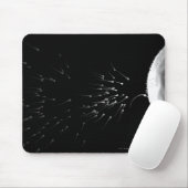 Zwart-wit voorbeeld van bemesting muismat (Met muis)