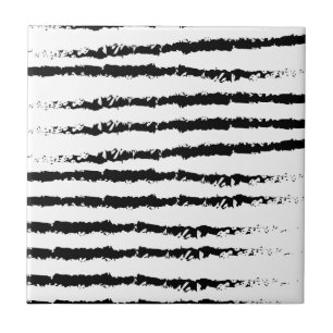 Zwart wit vormontwerp tegeltje