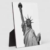 Zwart-wit Vrijheidsbeeld Fotoplaat (Zijkant)