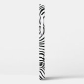 Zwart Wit Wavy Lines Abstract Zebra Case-Mate iPhone Case (Achterkant / Links)