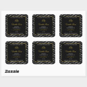 Zwart wit Word Cloud Product Labels Gold Hearts (Vel)