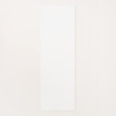 Zwart-wit Yoga Pose met aangepaste naam Yogamat (Achterkant)