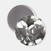 zwart-wit yucca lelies magneet (Voorkant / Achterkant)