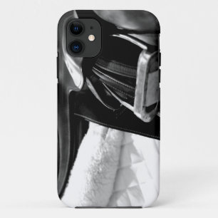 Zwart-wit zadel iPhone 11 hoesje