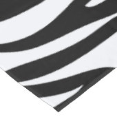Zwart-wit Zebra Oerwoud Dierenprint Tafelkleed (Gekanteld)