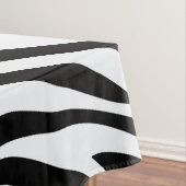 Zwart-wit Zebra Oerwoud Dierenprint Tafelkleed (Voorbeeld)