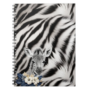 Zwart Wit Zebra Print Bont Notitieboek