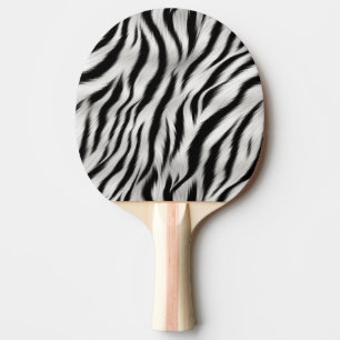 Zwart Wit Zebra Print Dierensafari Tafeltennisbatje