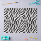 Zwart Wit Zebra Print Dierensafari Tissuepapier (Craft)