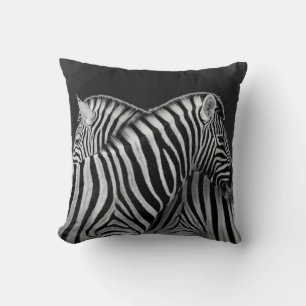 Zwart-wit Zebra Sierkussen