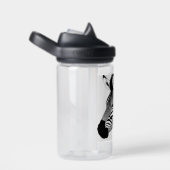 Zwart-wit Zebra Waterfles (Rechts)