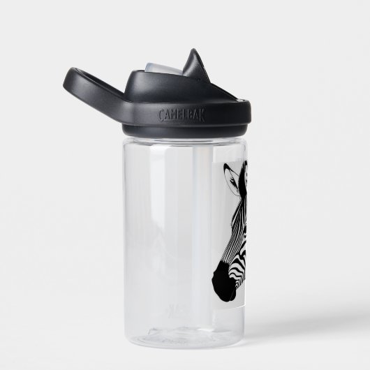 Zwart-wit Zebra Waterfles (Rechts)