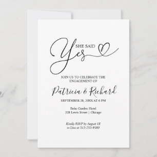 Zwart-wit zei ze: ja, feestdag aankondiging