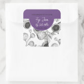 Zwart-wit Zelfgemaakt Fig Jam Label (Tas)