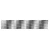 Zwart-wit zigzag patroon, Chevron Pattern Medium Tafelloper (Horizontaal)