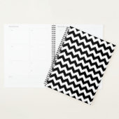 Zwart-wit zigzag patroon, Chevron Pattern Planner (Display)