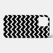 Zwart-wit zigzagpatroon. Case-Mate iPhone case (Achterkant (horizontaal))