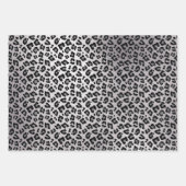 Zwart wit zilveren beschermbaars inpakpapier vel (Voorkant 2)