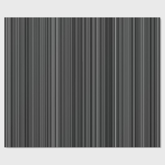 Zwart wit zilvergrijs omwikkelpapier cadeaupapier (Vlak)