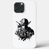 Zwart-wit Zwart Ops iPhone 13 Pro Max Hoesjes (Achterkant)