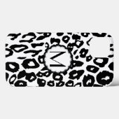 Zwart-witafdrukken Case-Mate iPhone Case (Achterkant (horizontaal))