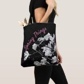 Zwart-witafdrukken Draagtas (Dichtbij)