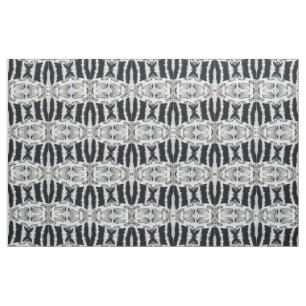 Zwart-witafdrukken in Afrika Stof