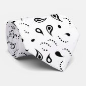 Zwart-witafdrukken Stropdas (Opgerold)