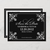 ZWART-WITAFFAIRE | SLA DE DATUM VAN AANKONDIGING O (Voorkant / Achterkant)