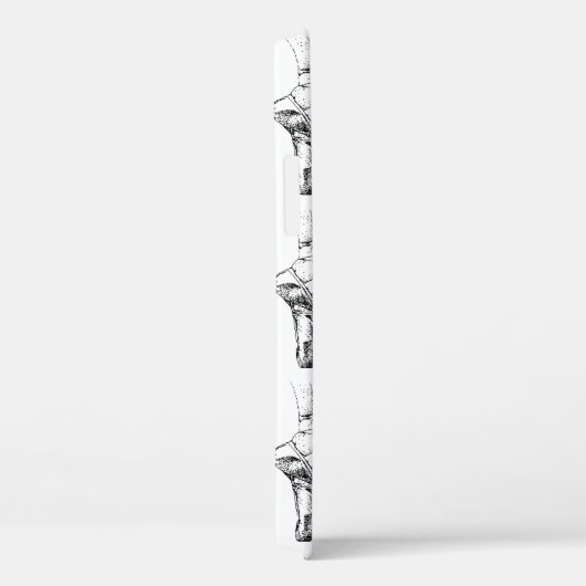 Zwart-witballetslipje Case-Mate iPhone Case (Achterkant / Rechts)