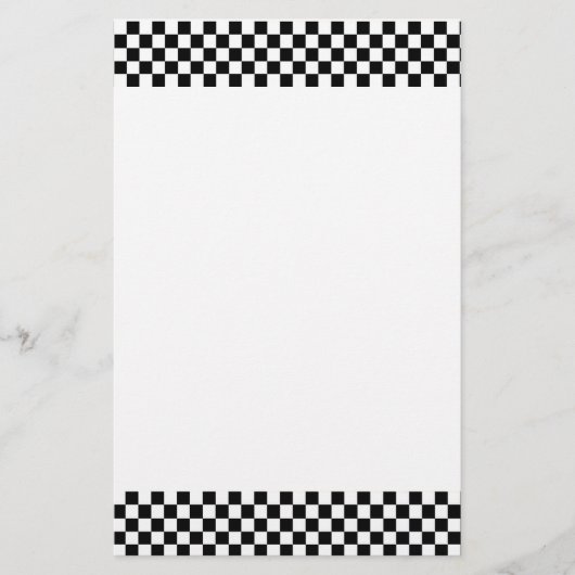 Zwart-witbord Briefpapier (Voorkant)