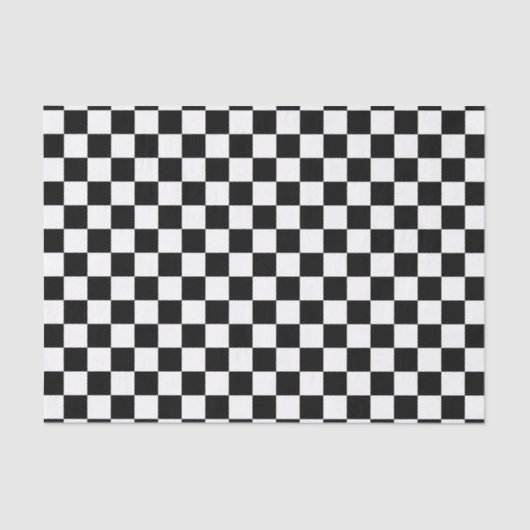 Zwart-witbord Tissuepapier (Voorkant)