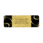 Zwart-witbruin Etiket (Voorkant)