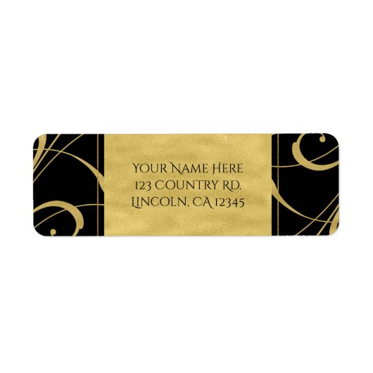 Zwart-witbruin Etiket (Voorkant)