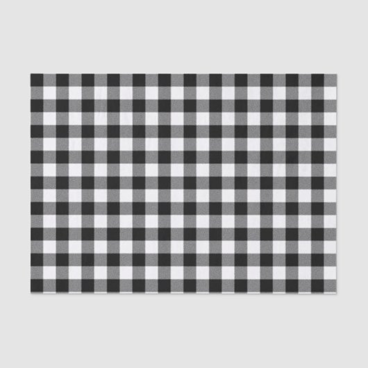 Zwart-witbuffel plakpapier tissuepapier (Voorkant)