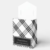 Zwart-witbuffels Bedankdoosjes (Geopend)