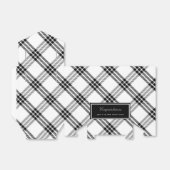 Zwart-witbuffels Bedankdoosjes (Uitgevouwen)