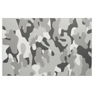 Zwart-witcamouflage Stof