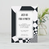 Zwart-witcheque voor alle doeleinden kaart (Staand voorkant)