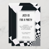 Zwart-witcheque voor alle doeleinden kaart (Voorkant / Achterkant)