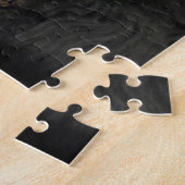 Zwart-witCocker Spaniel Puzzle Legpuzzel (Zijkant)