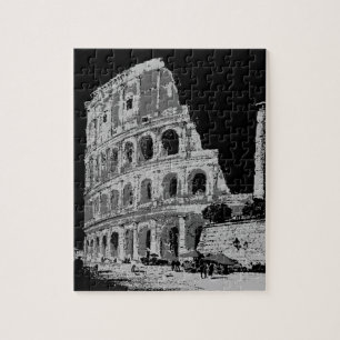 Zwart-witcolosseum Legpuzzel