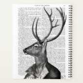 Zwart-witdeerportret Planner (Achterkant)