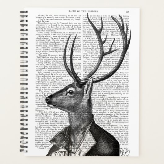 Zwart-witdeerportret Planner (Voorkant)