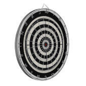 Zwart-witdoel Dartbord (Voorkant Links)