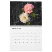 Zwart-witfotografie met kleurenaccessoires kalender (Feb 2026)
