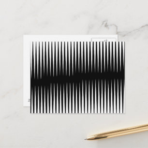 Zwart-witfrequentie Briefkaart